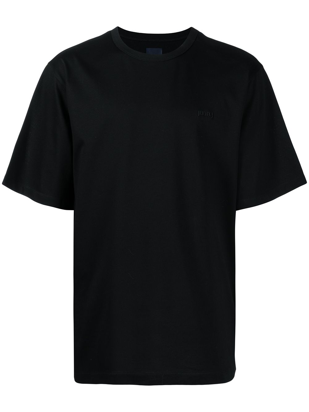 Relaxed crew-neck T-shirt - Black