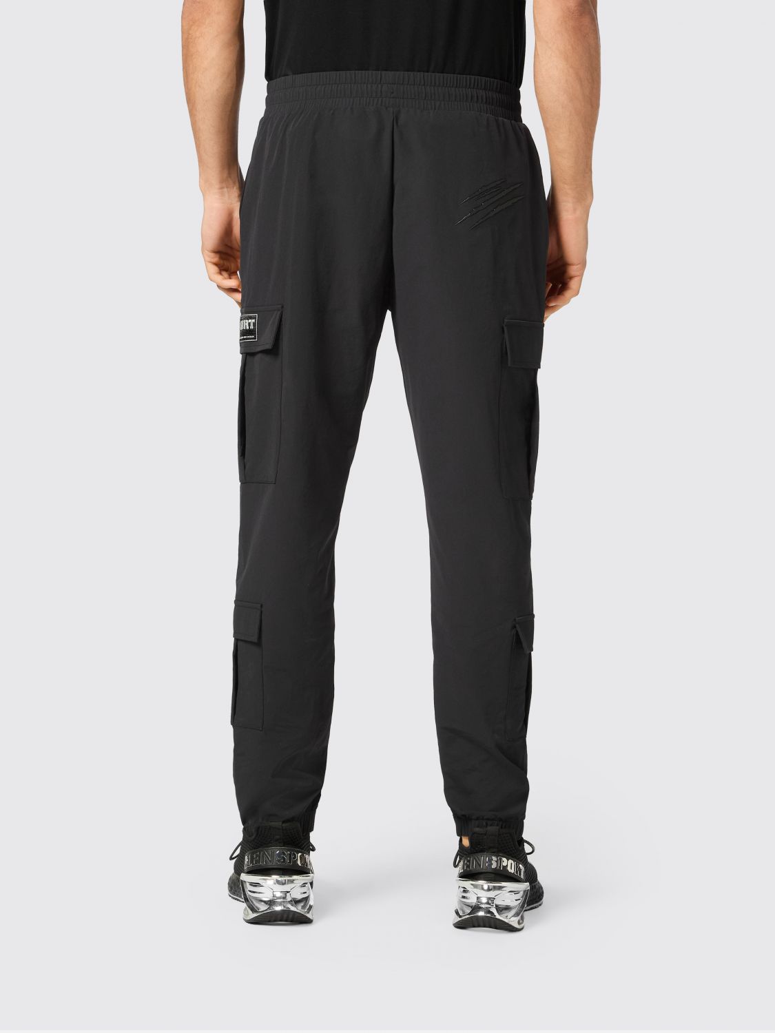 Logo-print track pants - Black