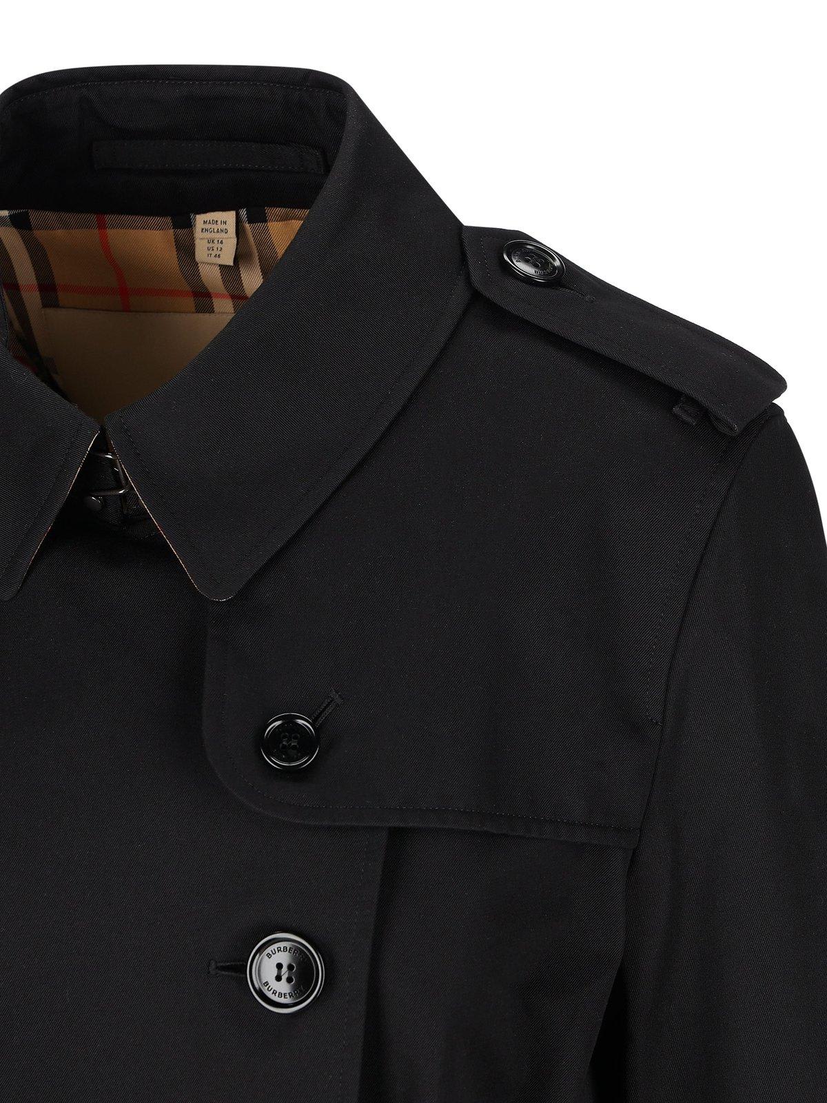 Double Breasted Belted Trench Coat