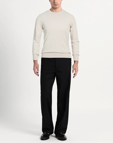 Man Sweater Beige Size 38 Cotton