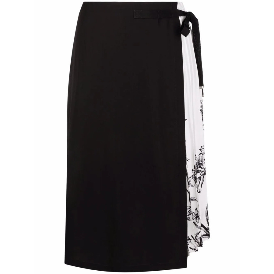 Pleated Silk Skirt