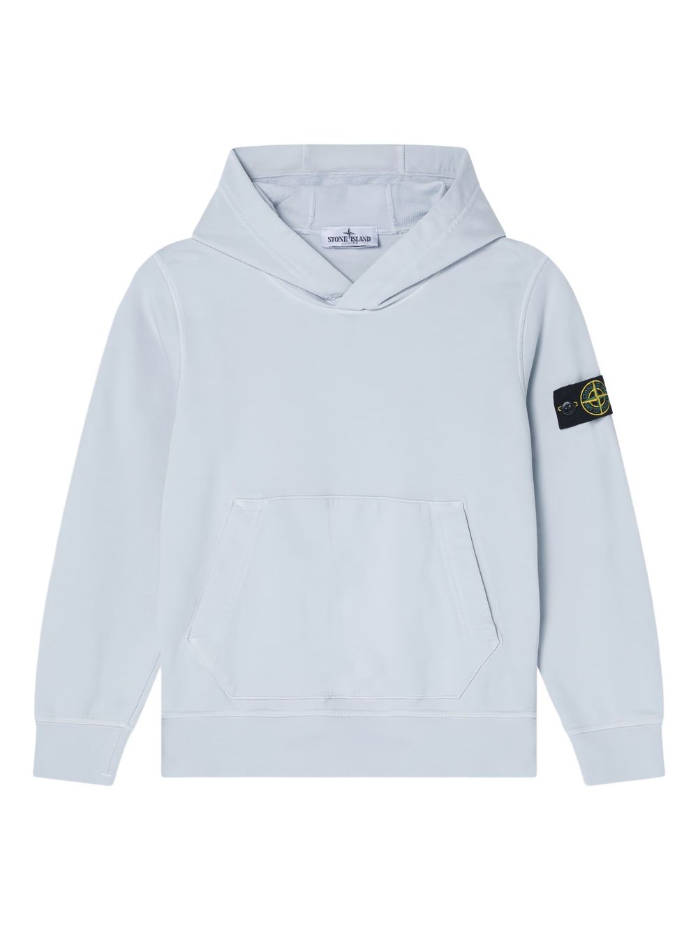 Compass-badge hoodie - Blue