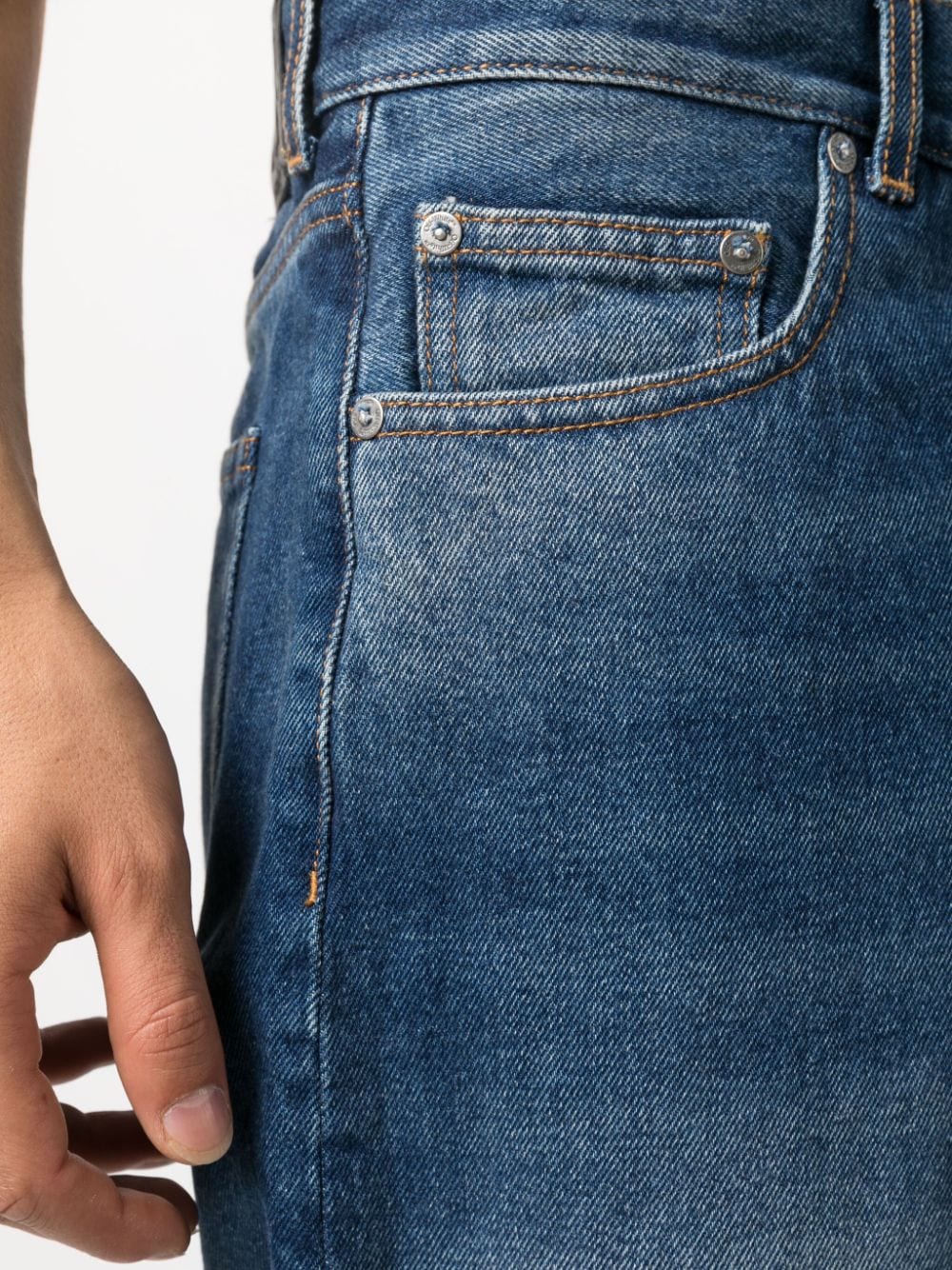 Loose-fit straight-leg jeans - Blue