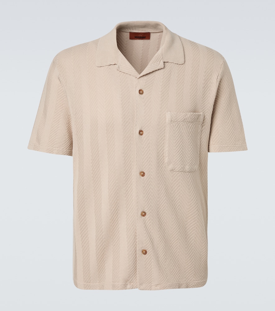 Cotton-blend shirt