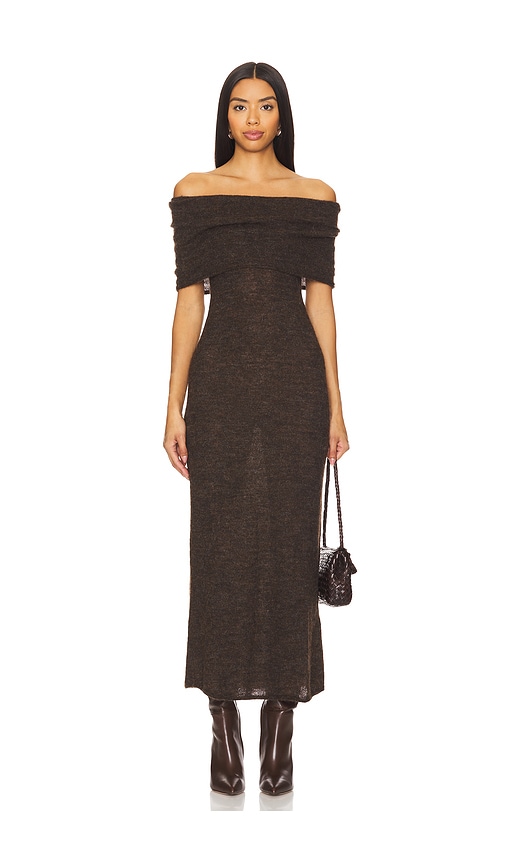 MAJORELLE Avalee Maxi Dress in Beige. -  XS also in L, M
