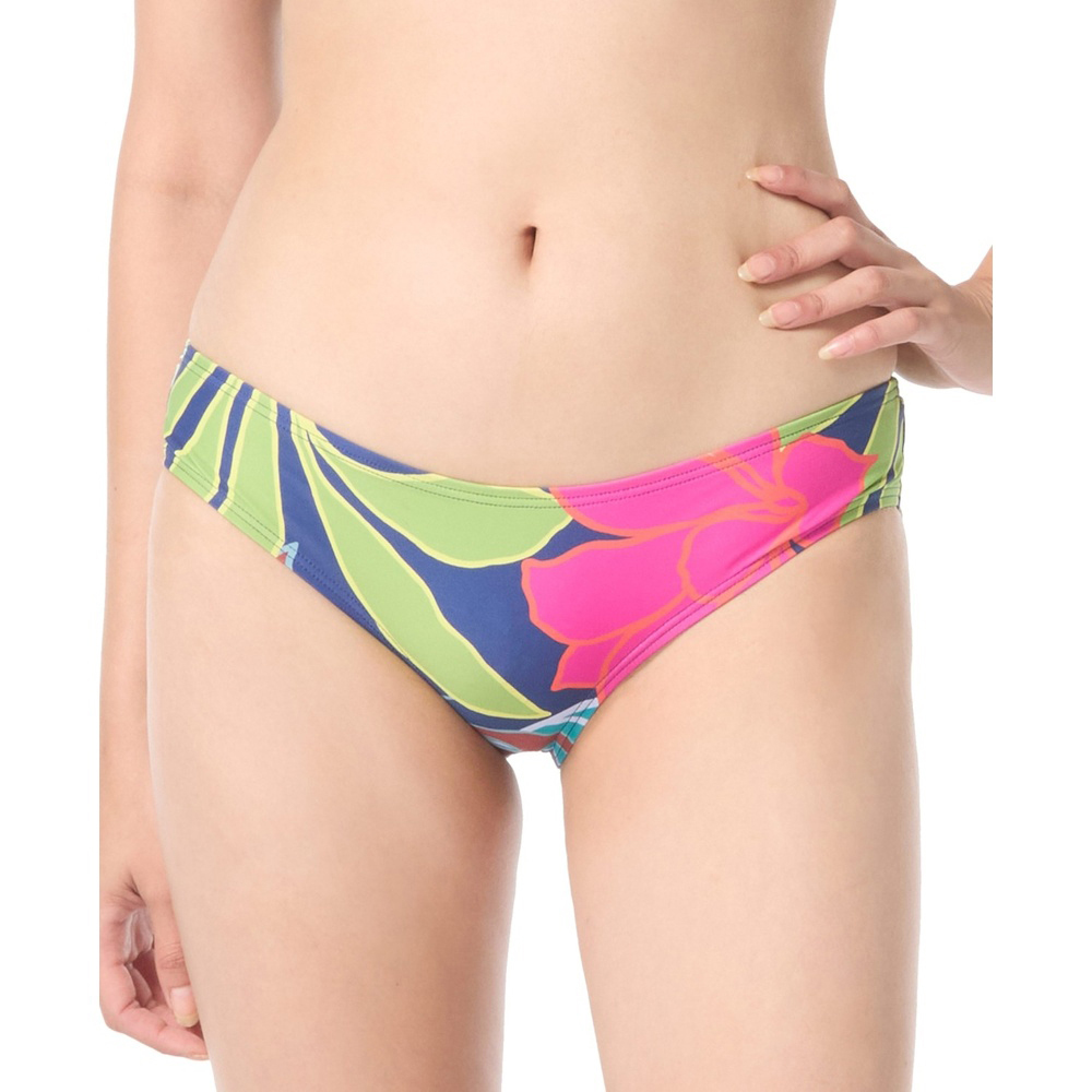 Floral Shirred-Back Bikini Botto