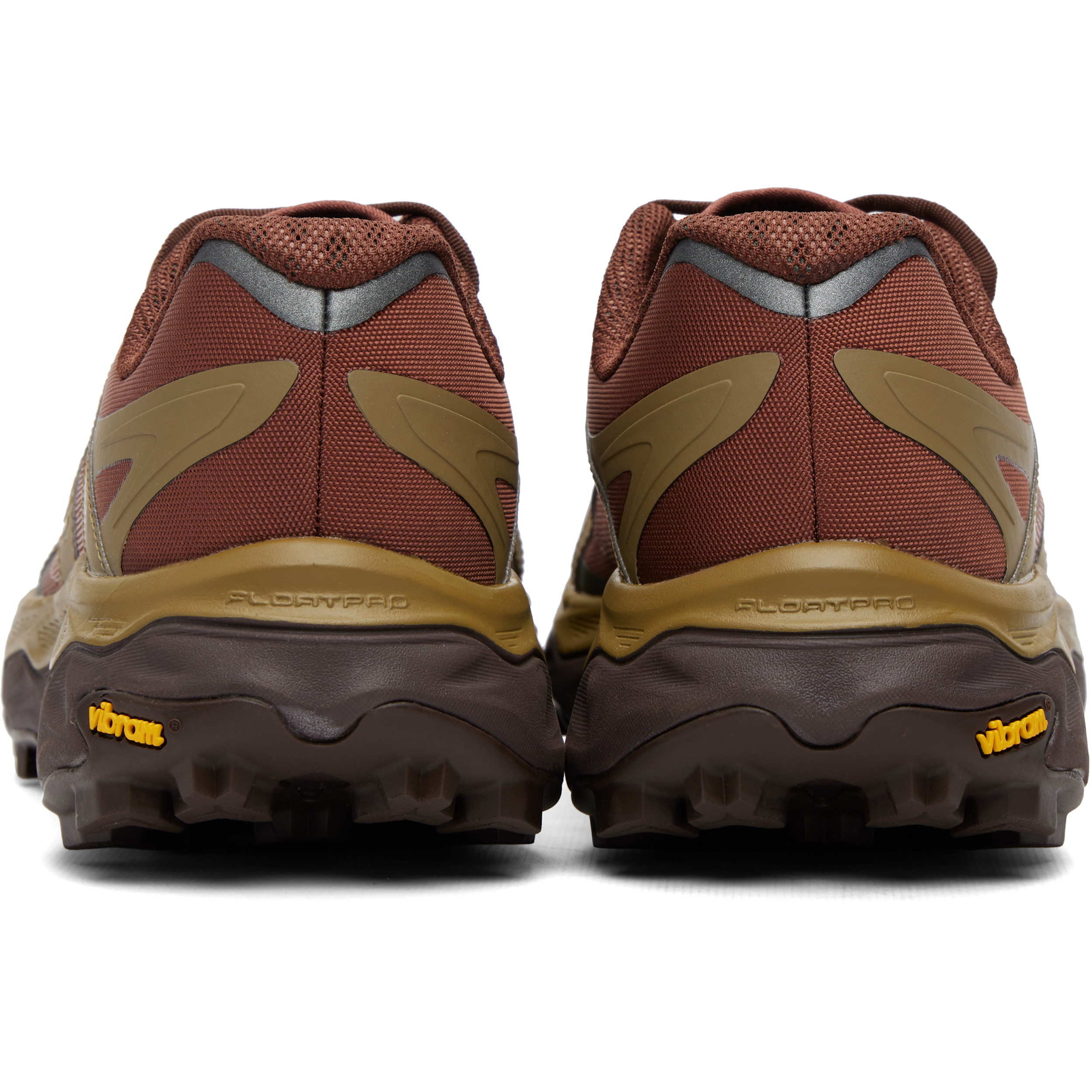 Red & Khaki Agility Peak 6 Sneakers