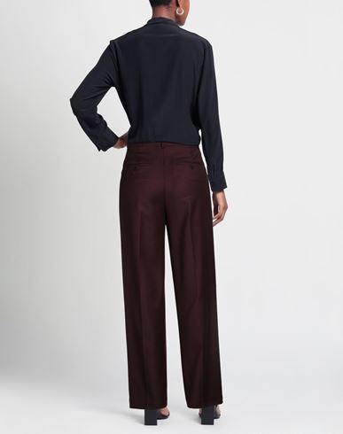 Woman Pants Burgundy