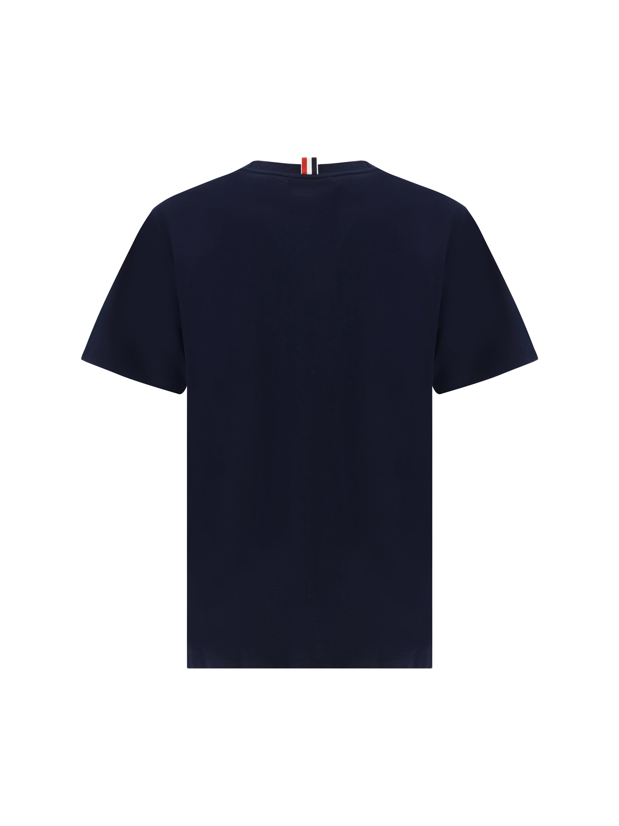 Monogram Patch Crewneck T-Shirt — Navy