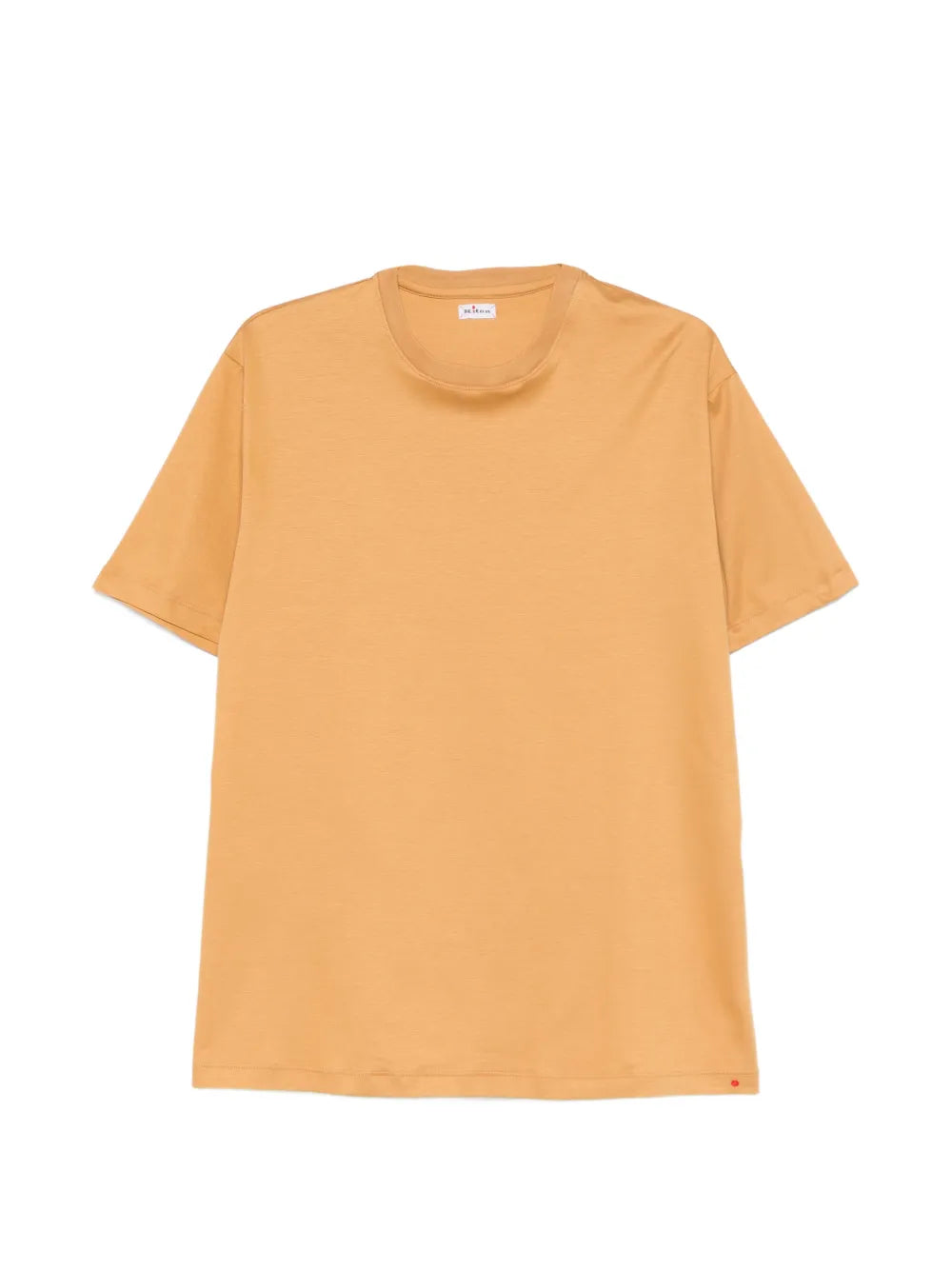 Crew-Neck Cotton T-Shirt — Yellow