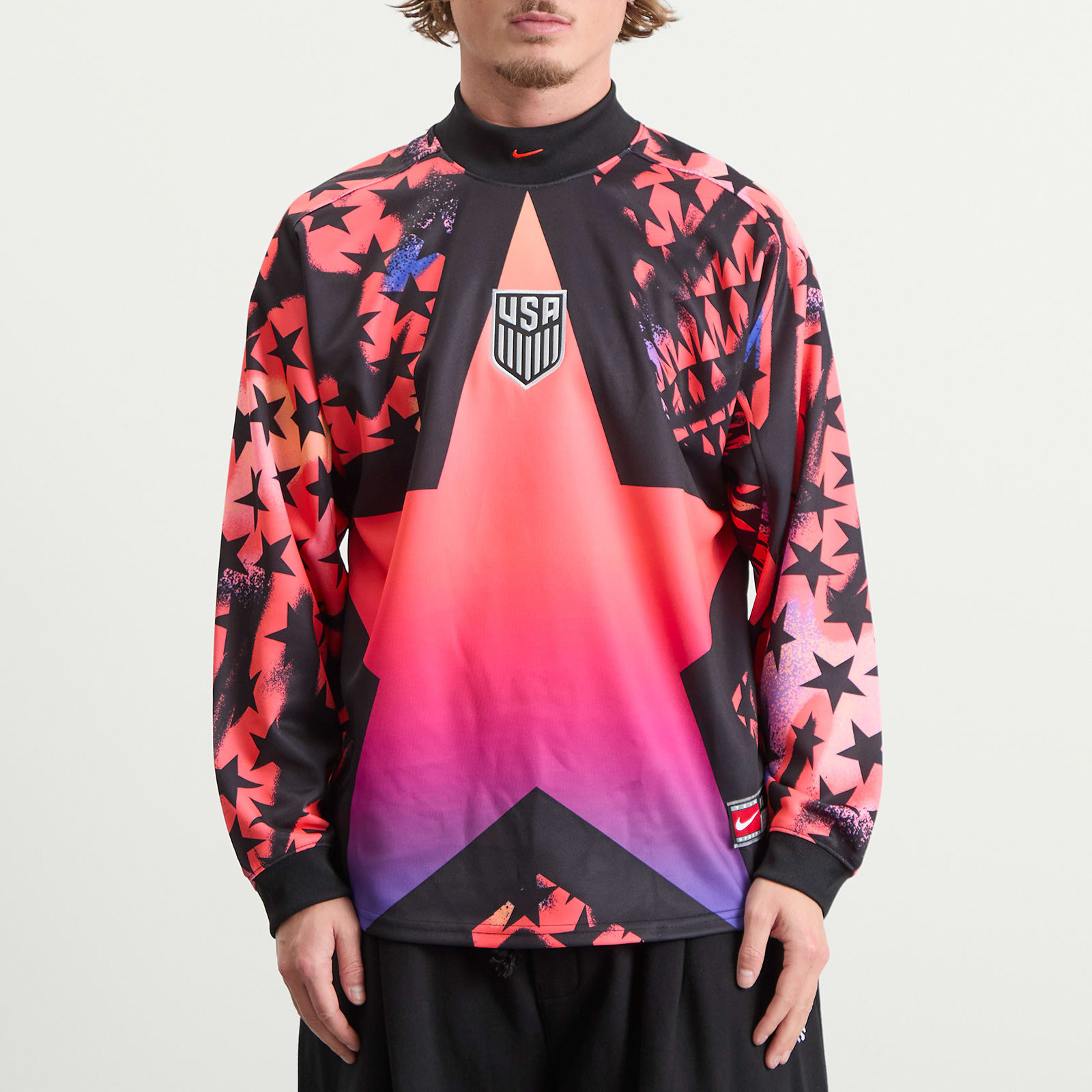 Men's USA Goalkeeper Shirt Black/Crimson