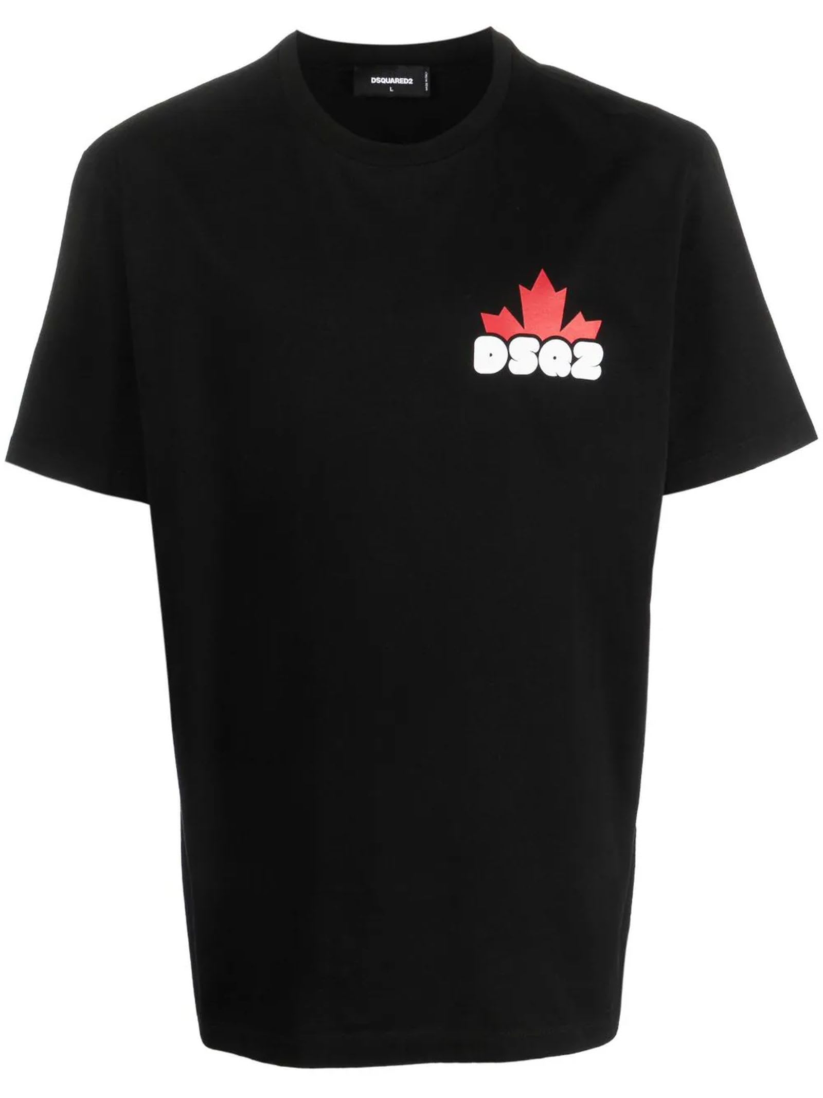 Black Cotton T-Shirt