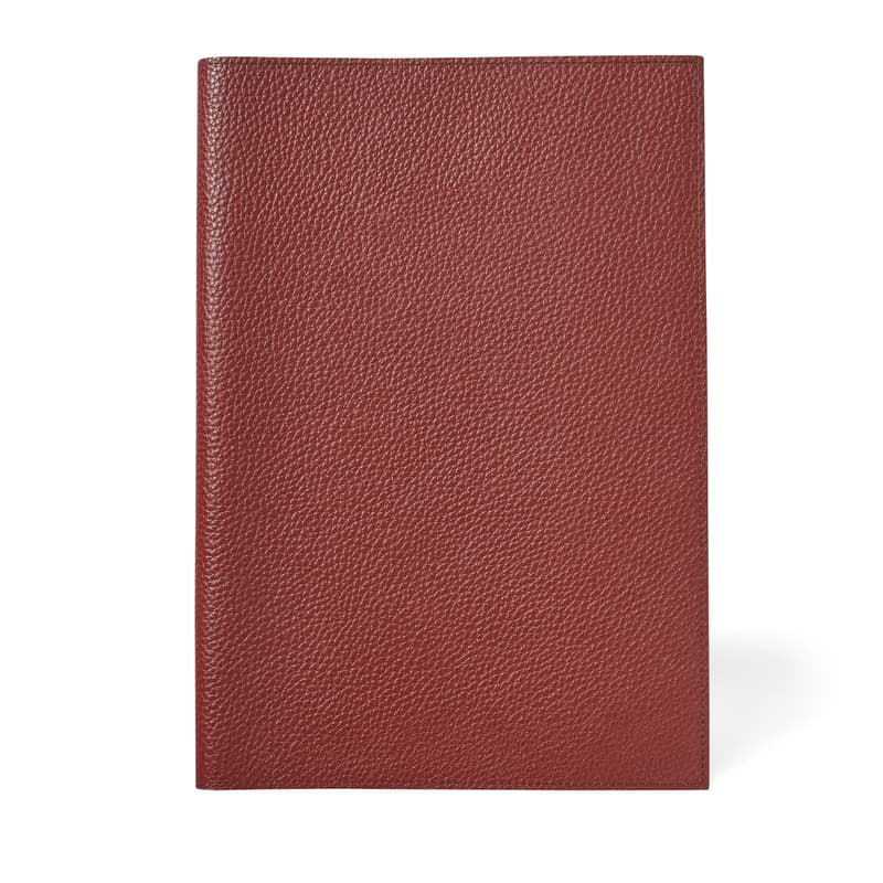 A4 Refillable Journal in Merlot Pebble