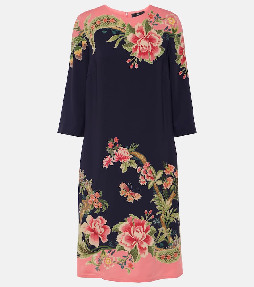 Floral shift dress