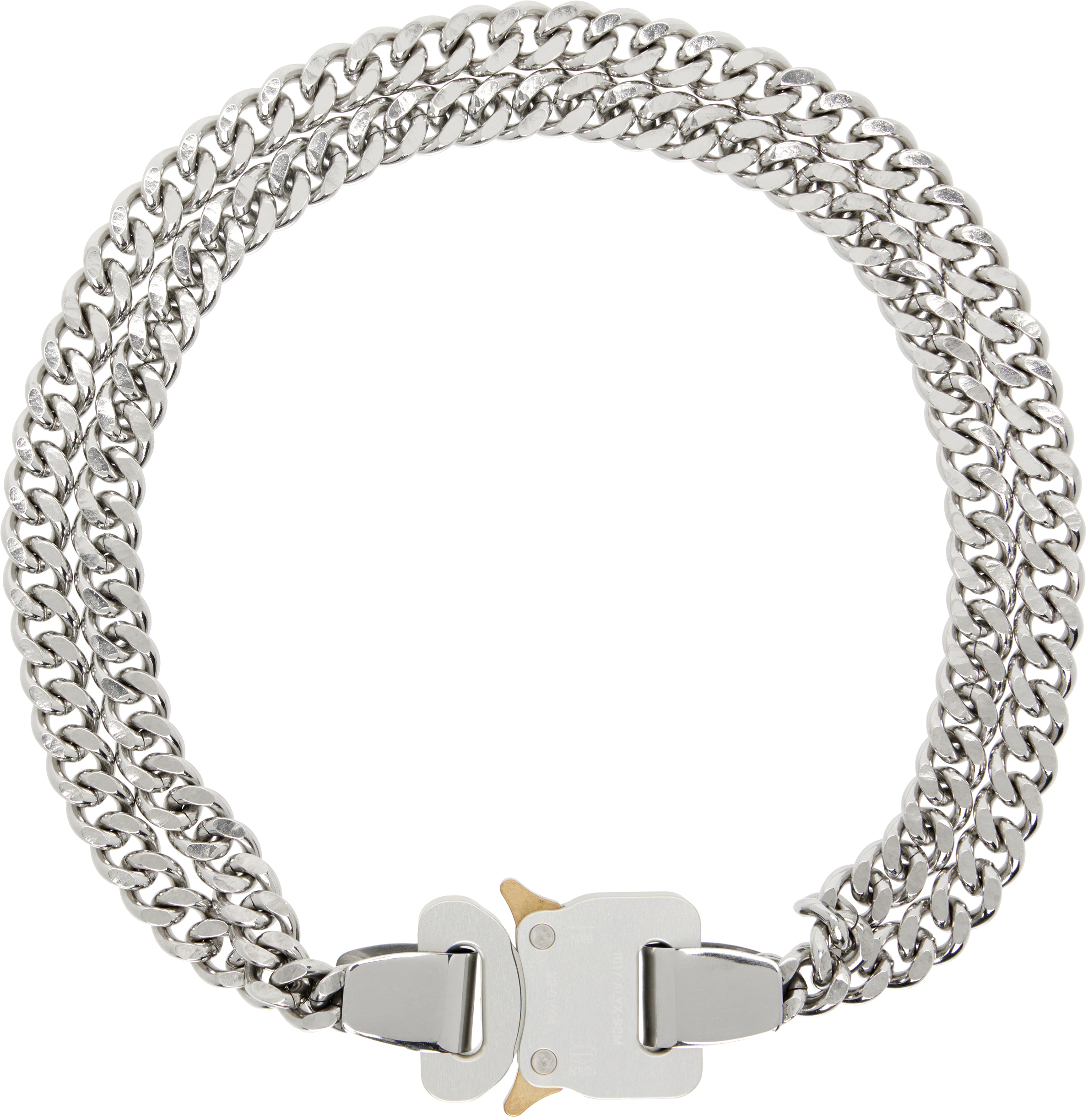 1017 ALYX 9SM 2x Chain Buckle Necklace