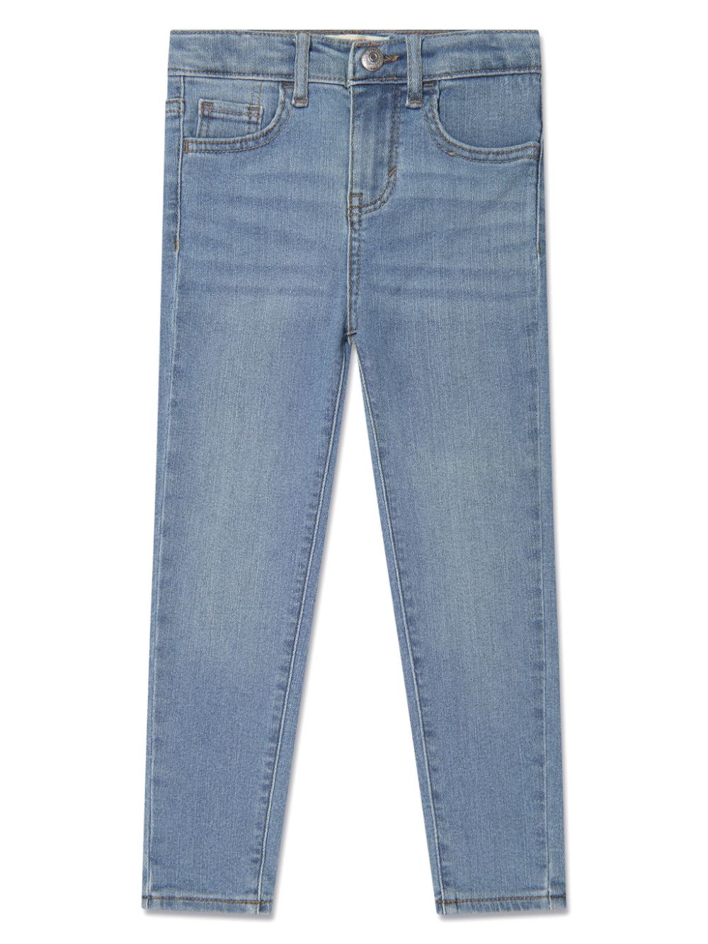 Logo-patch skinny jeans - Blue