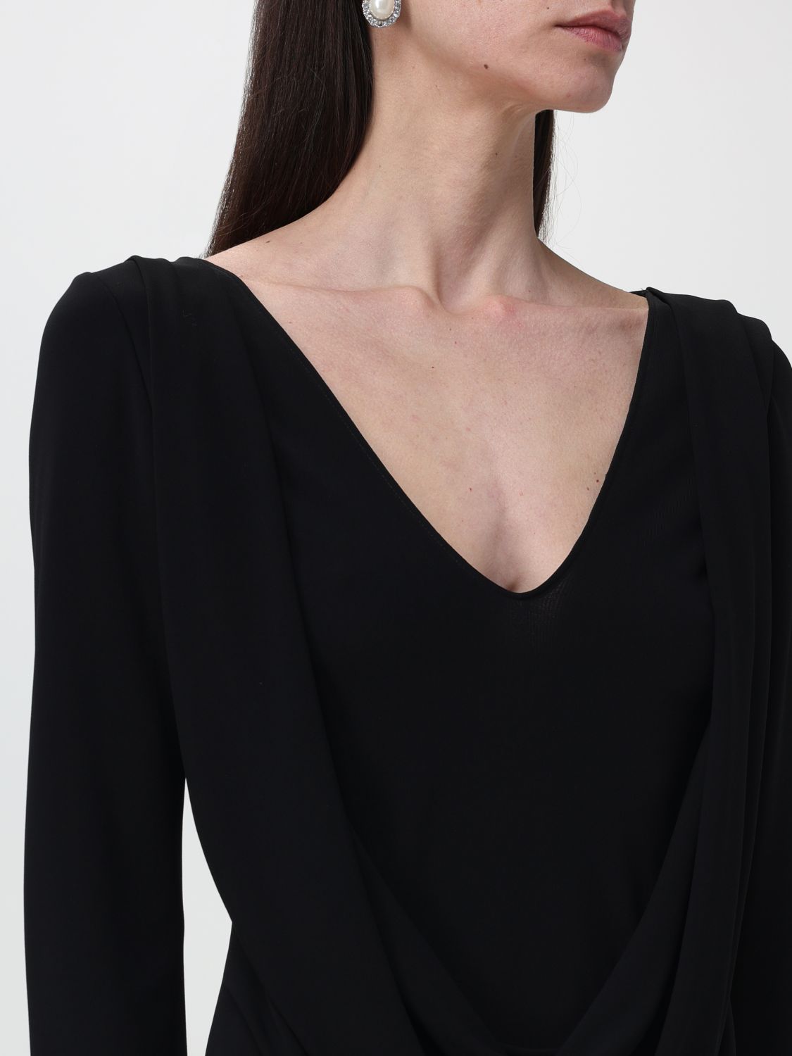Top Woman color Black