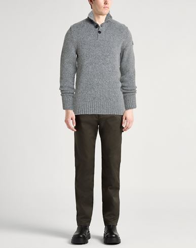 Man Sweater Grey Size M Wool, Nylon