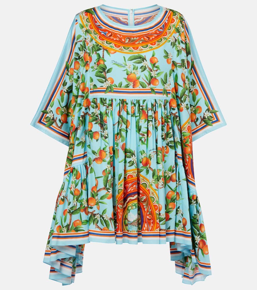Printed cotton kaftan