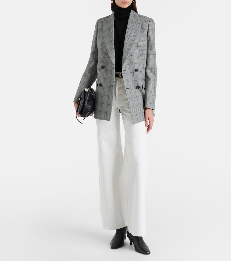 Weston plaid virgin wool blazer