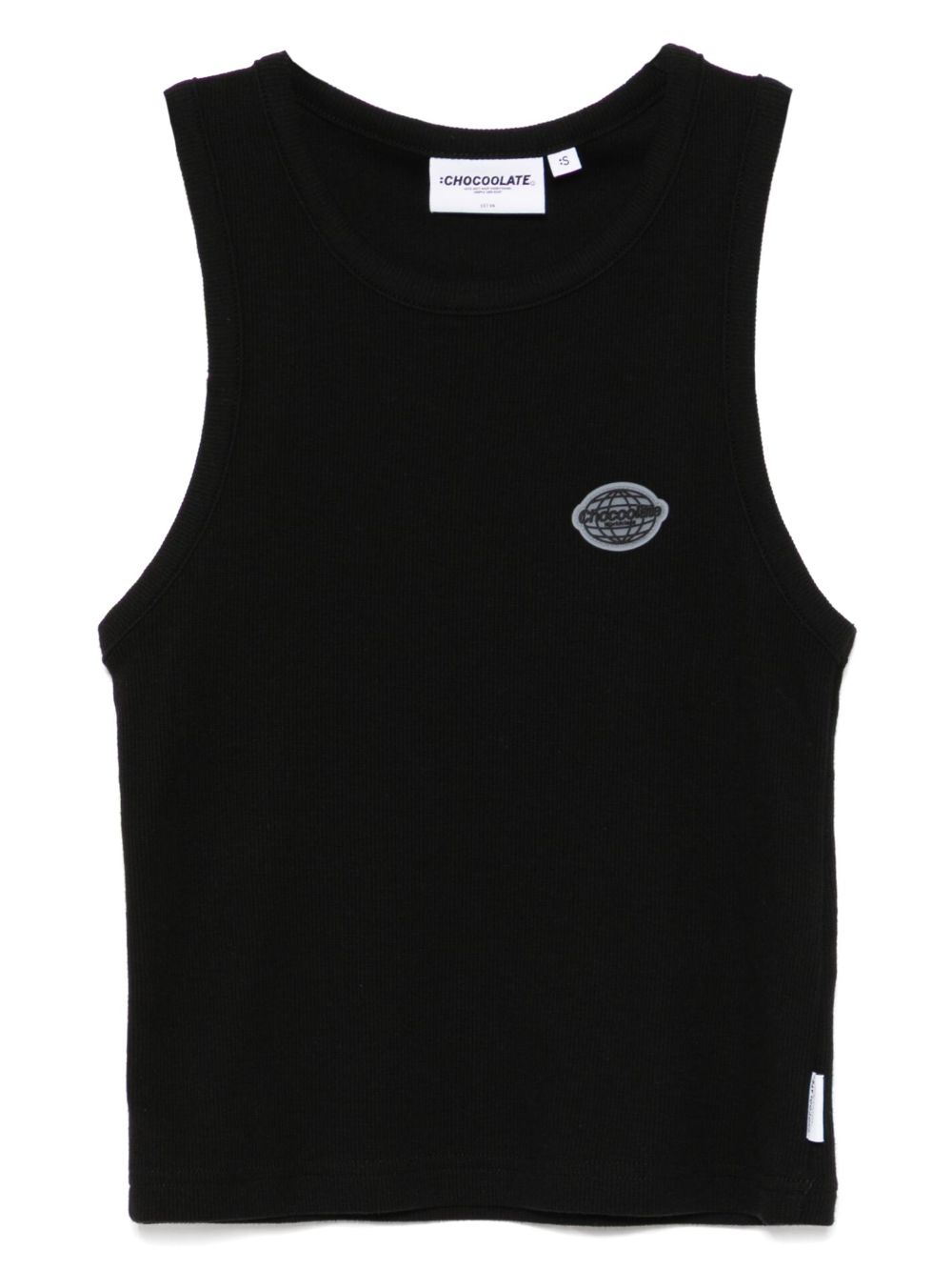 Ribbed tank top - Black