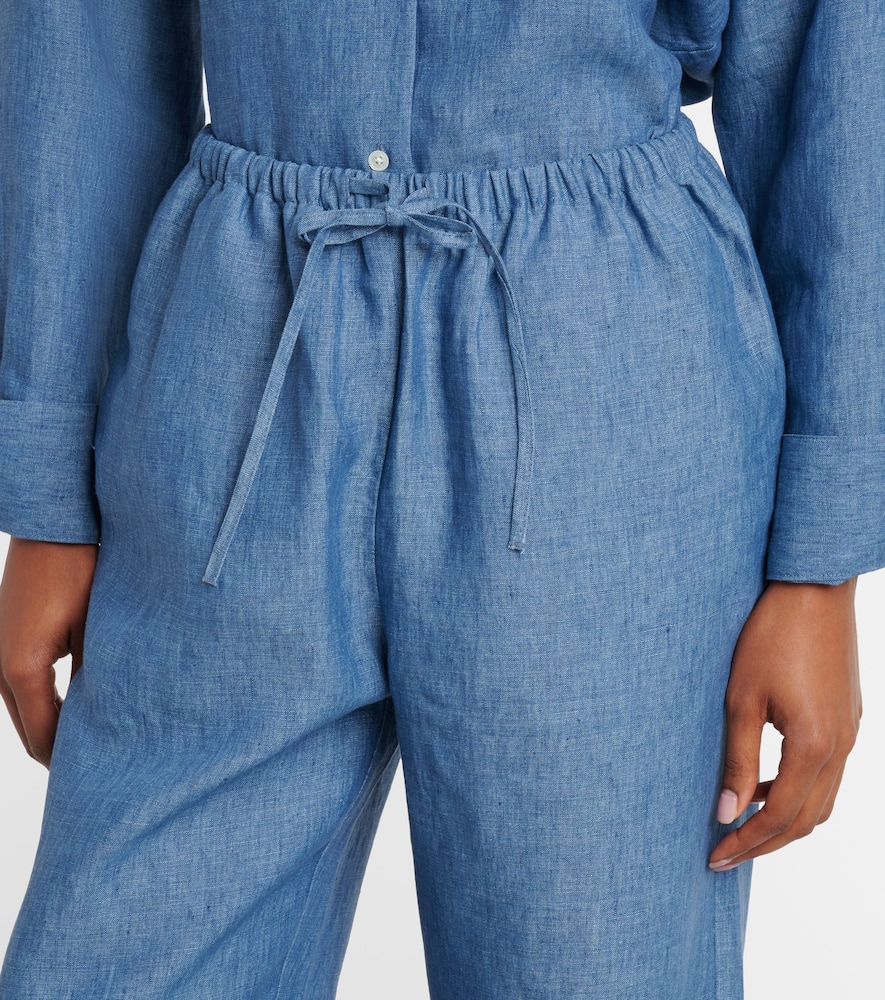 Róhe Linen wide-leg pants