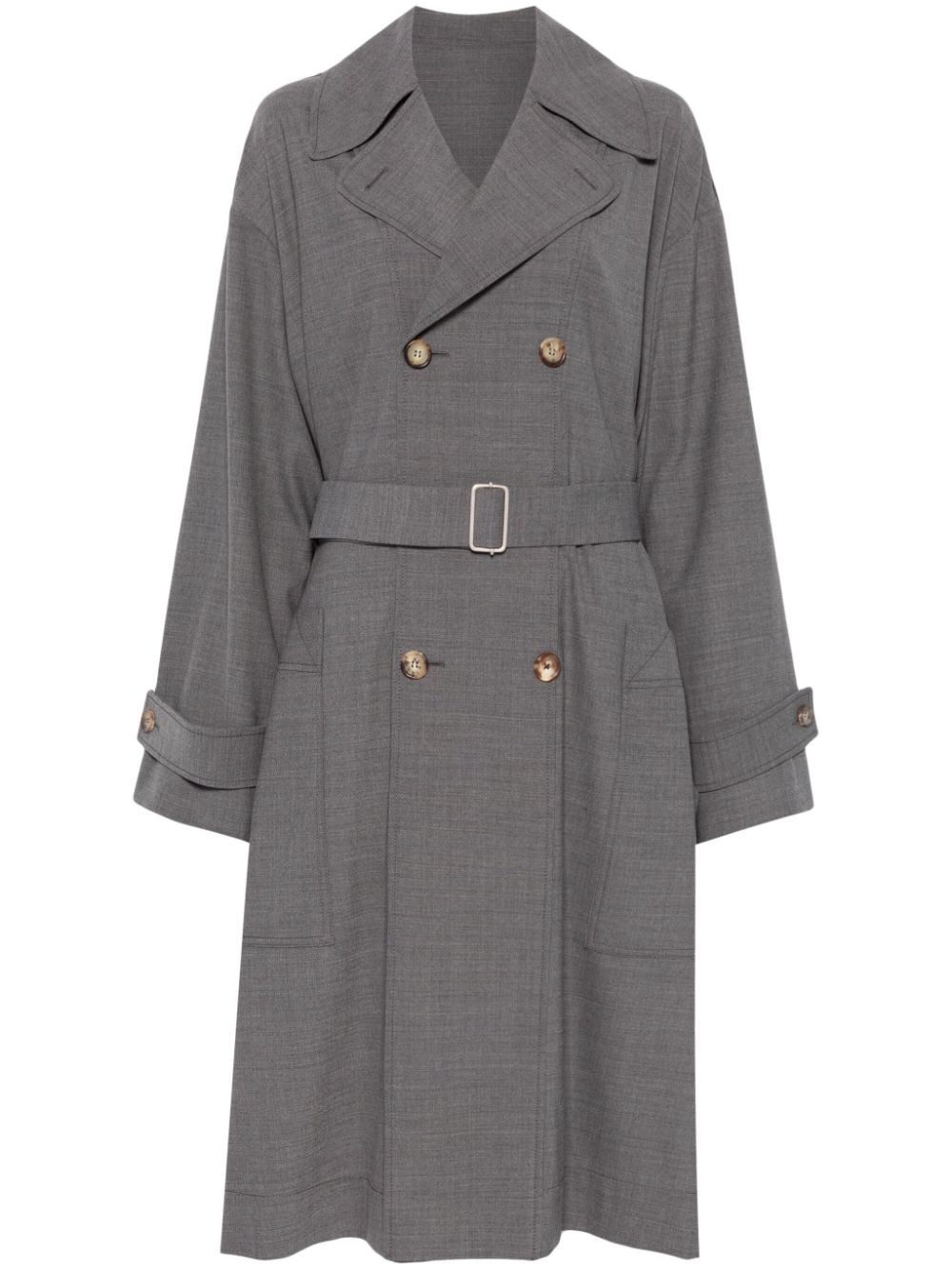 Belted trench coat - Grey