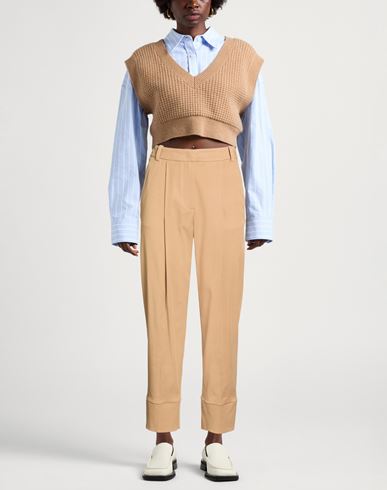 Woman Pants Camel Size 8 Lyocell, Cotton, Elastane