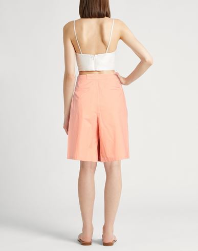Woman Shorts & Bermuda Shorts Salmon pink Size 6 Cotton