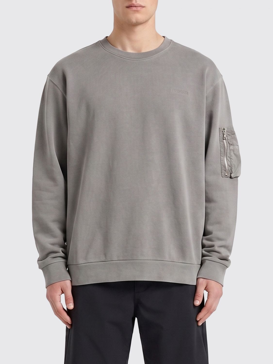 Sweatshirt Men color Grey