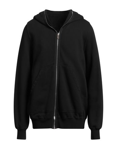 Man Sweatshirt Black Size S Cotton