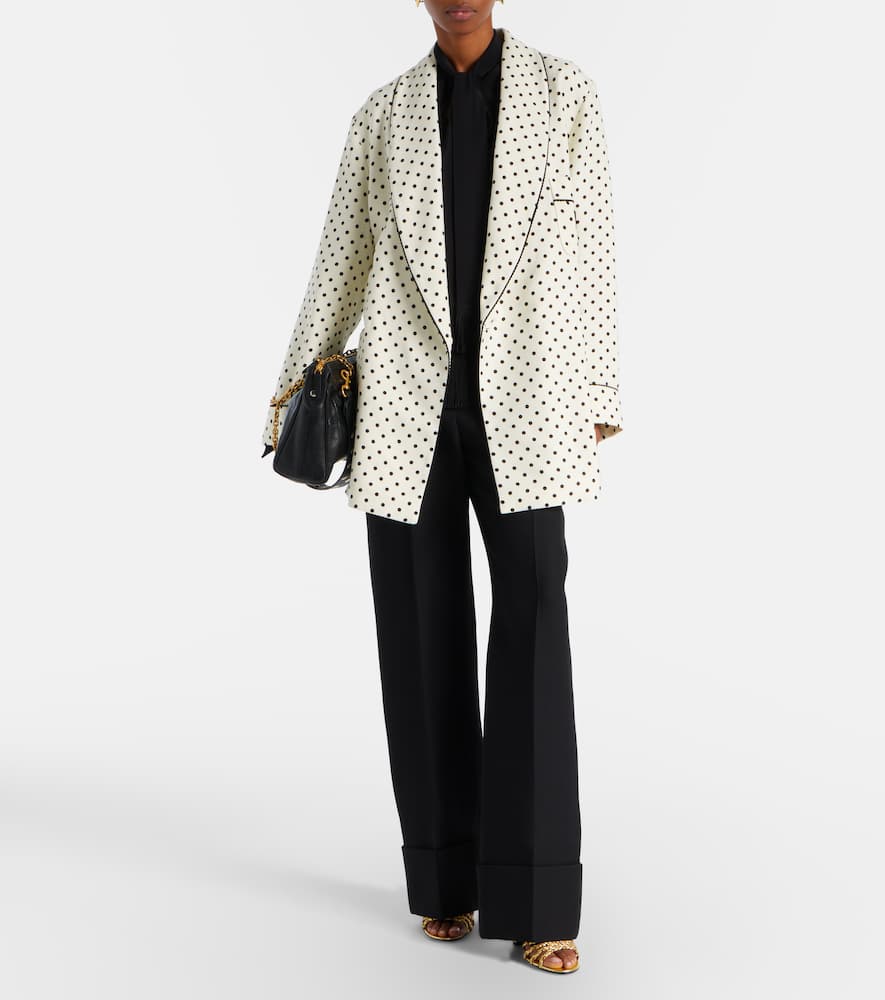 Plus De Pois belted jacket