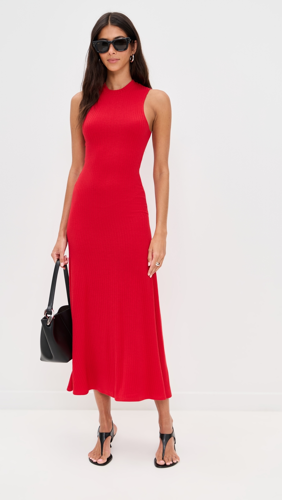 Sleeveless Hattie Dress Crimson