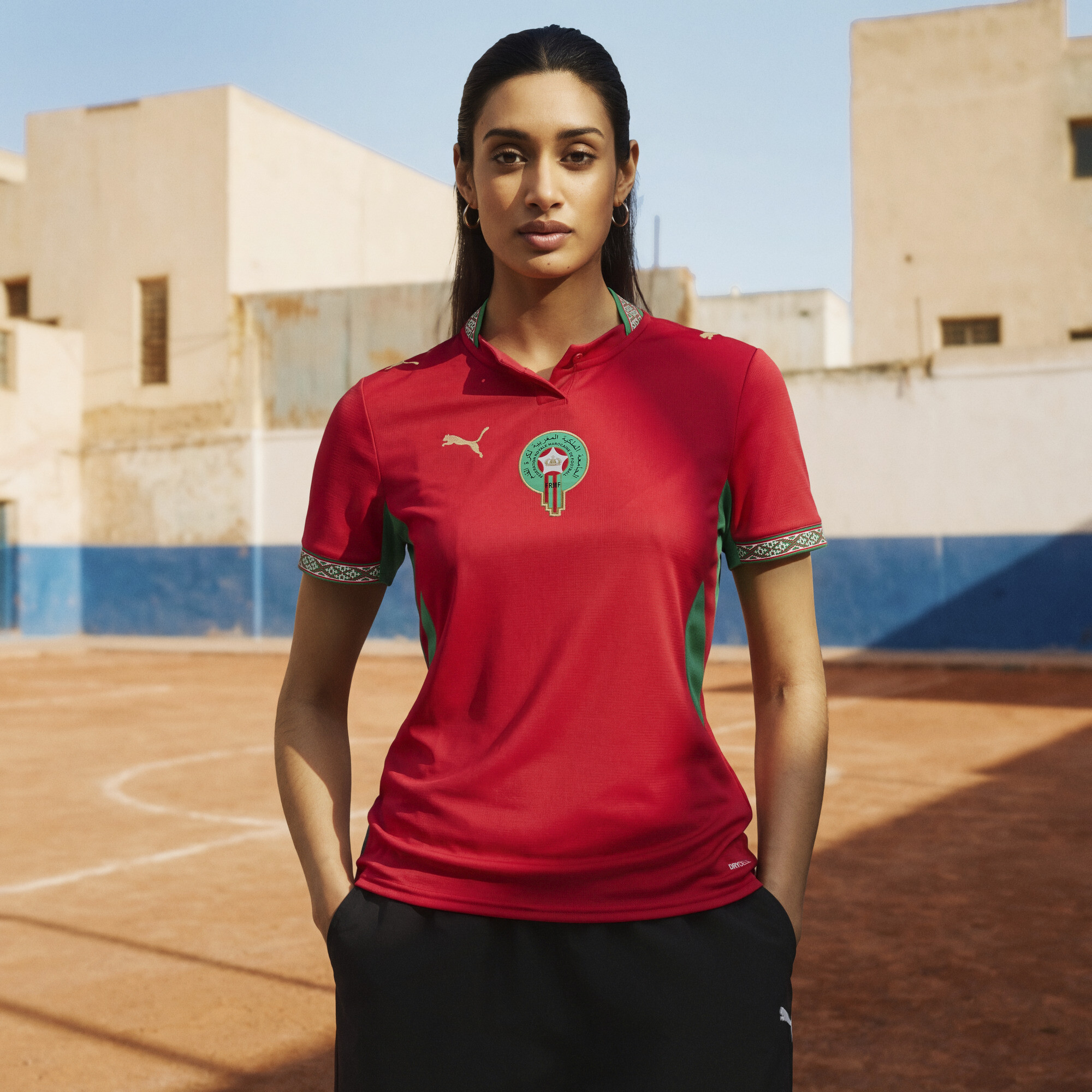 PUMA Morocco Home Women's Soccer Jersey in Red