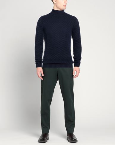 Rakkì Wear Man Turtleneck Navy Size 40 Merino Wool