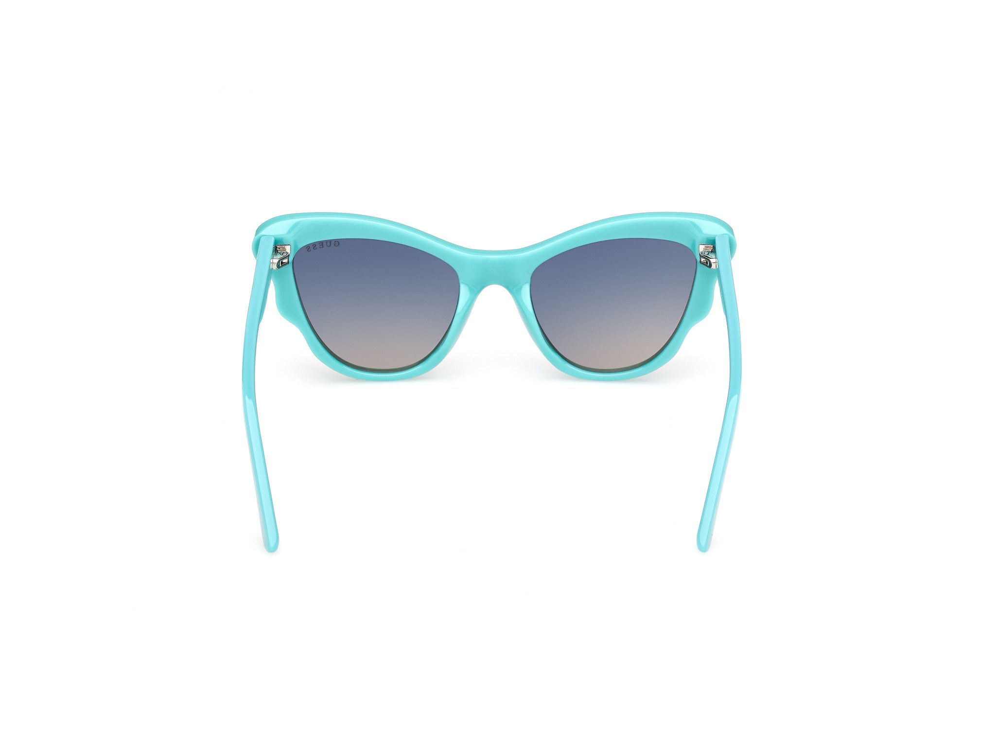 Guess Unisex Guess GU00228 87W Gafas de sol Inyectado Turquesa Azul Cat Eye Norma