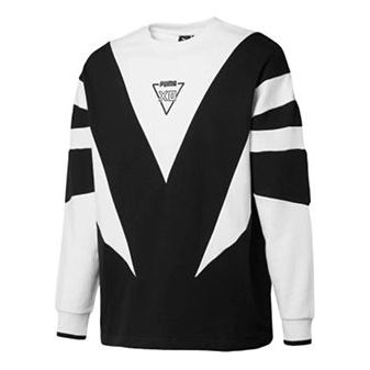 X XO Unisex Homage To Archive Round-neck Sweatshirt Black/White