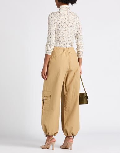 Woman Turtleneck Beige Size 0 Wool, Viscose