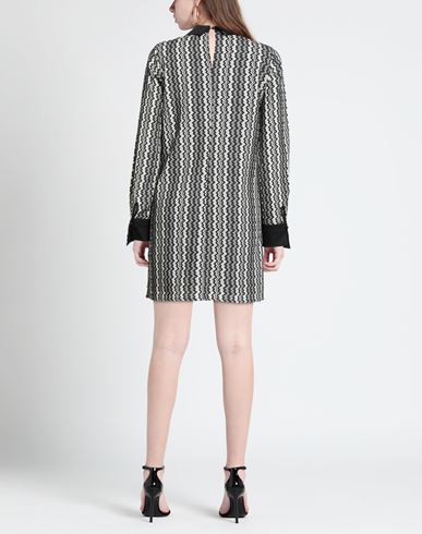 Woman Mini dress Black Size L Cotton, Polyester