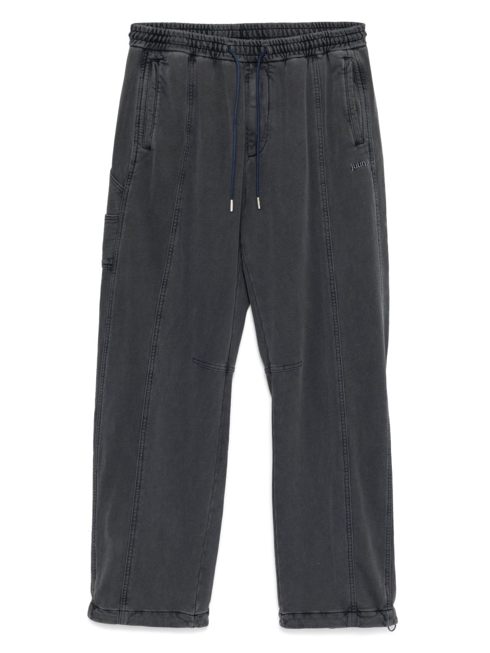 Juun.J workouture setup dyed sweatpants - Blue