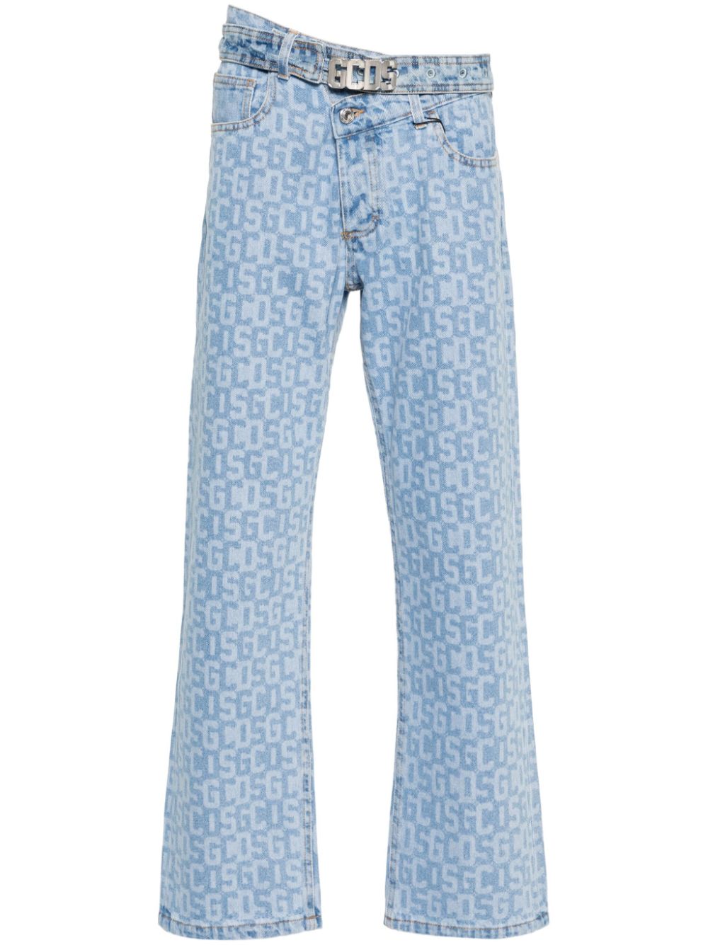 Logo-print jeans - Blue