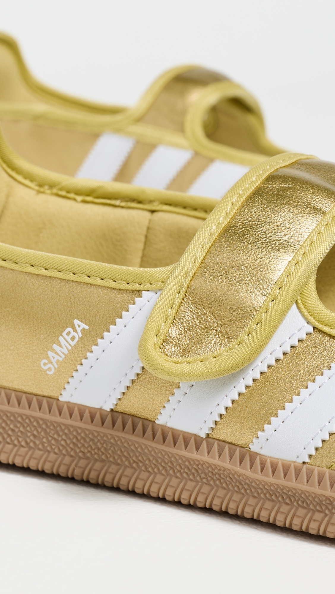 Samba Jane Shoes Gold/White