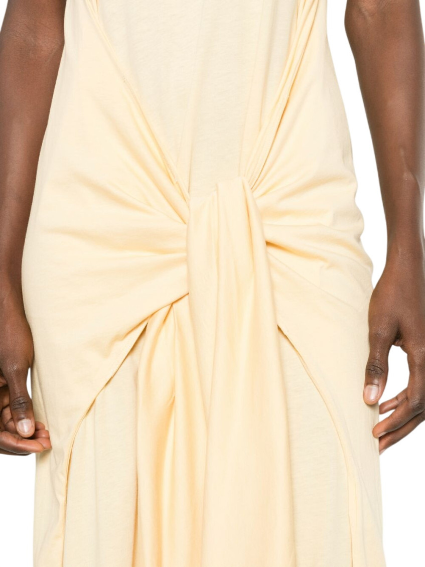 Tie Waist Jersey Dress