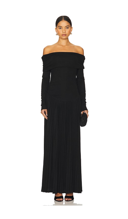 LIONESS MAXIKLEID FIELD OF DREAMS in Black. Größe XS. Also in