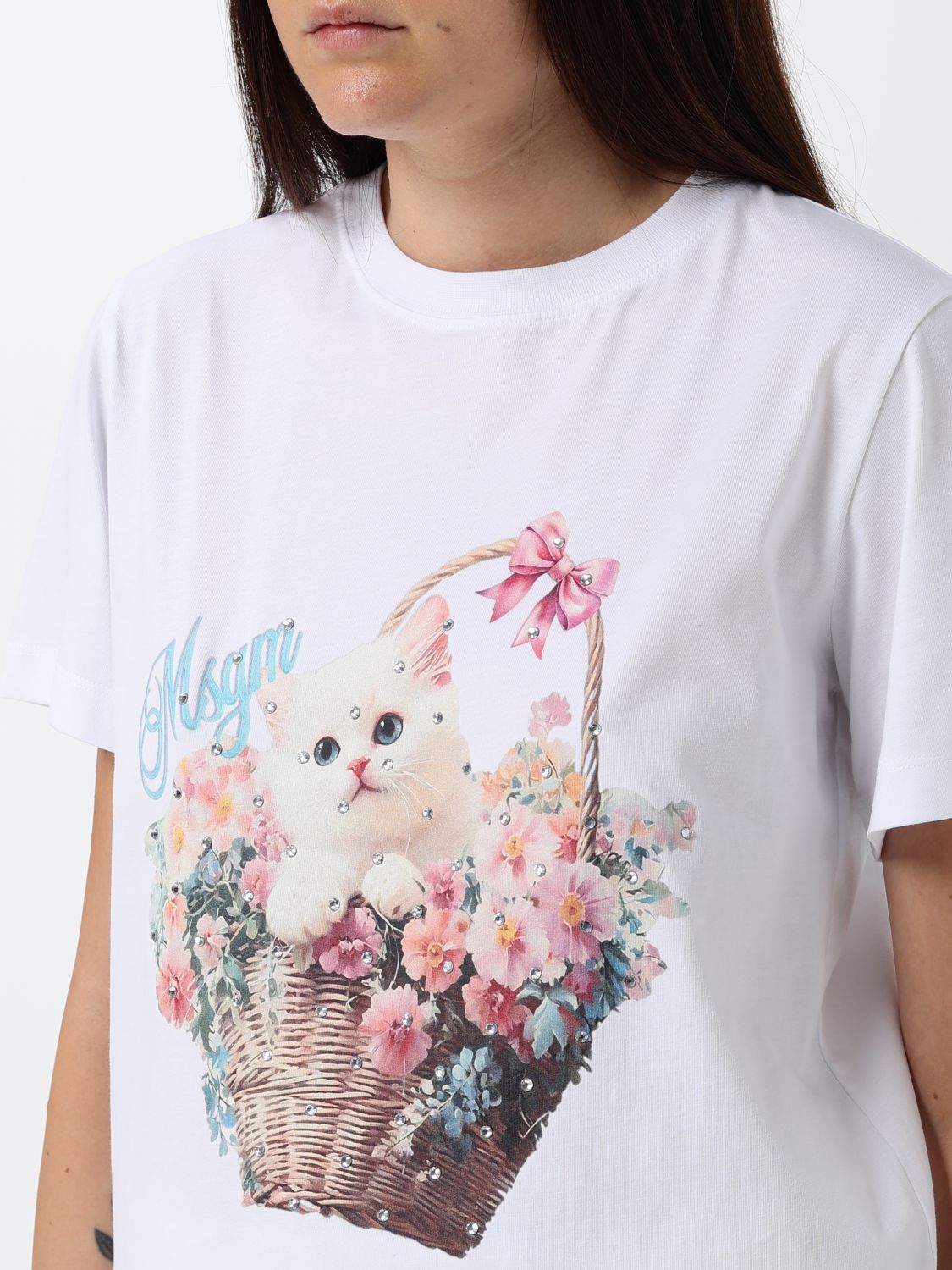 T-Shirt Woman color White