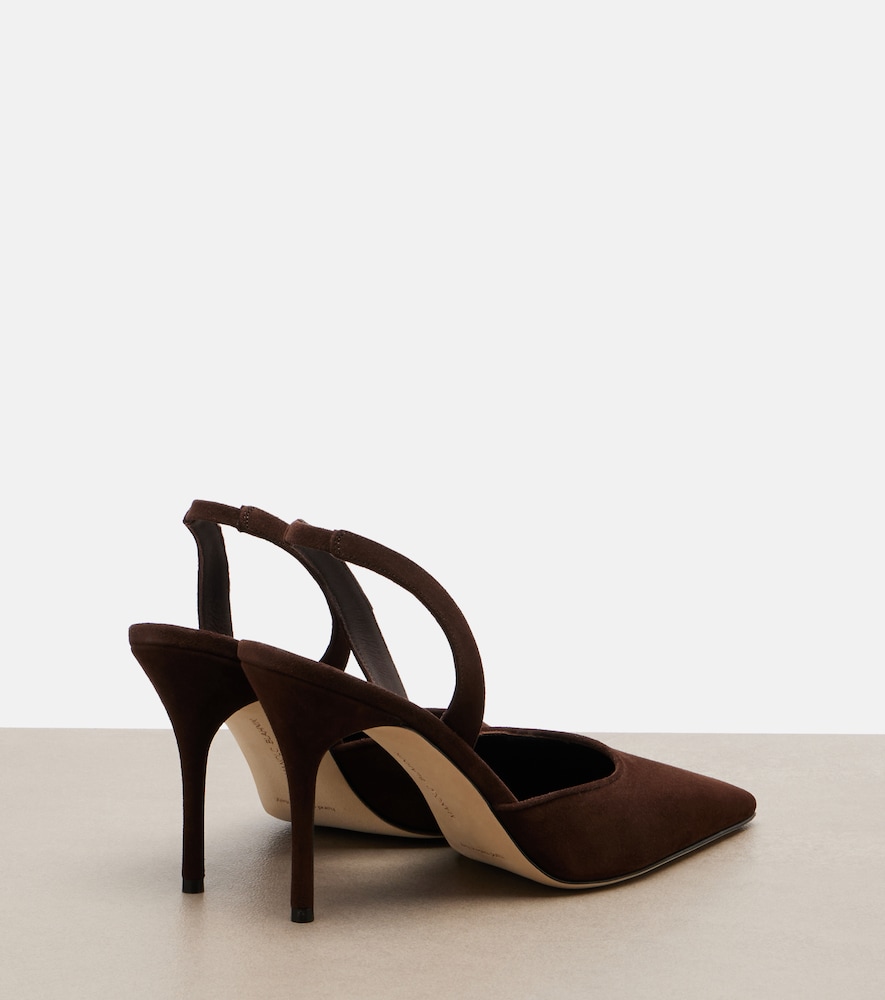 Borelapla suede slingback pumps