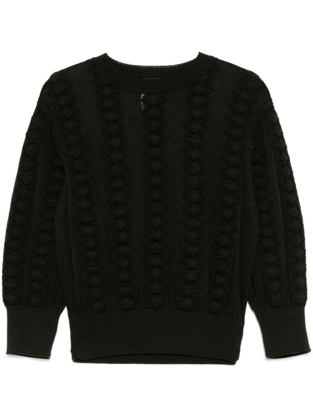 2000s cotton jumper - BLACK