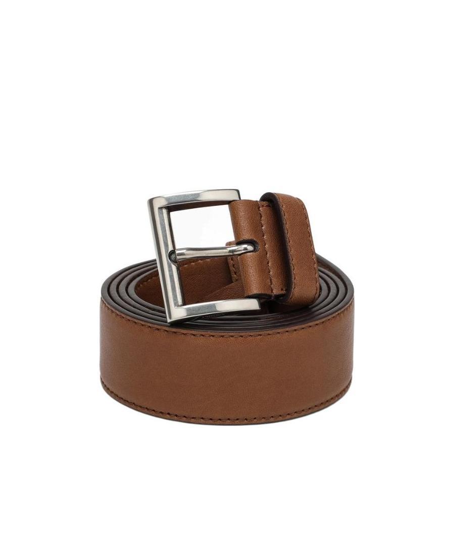 Logo buckle belt