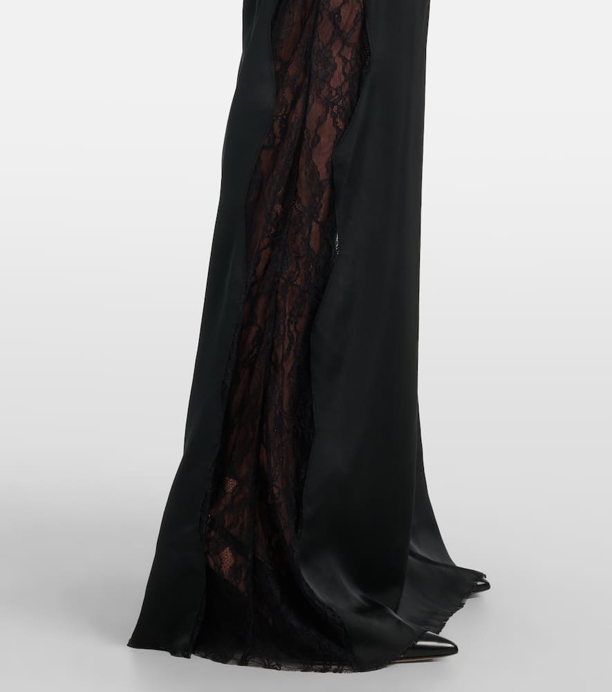 Silk lace gown