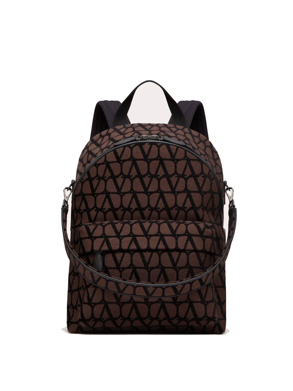 VALENTINO Toile Iconographe Backpack in Technical Fabric